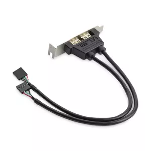 USB A Female Low Profile Slot Plate Adapter StarTech.com USBPLATELP