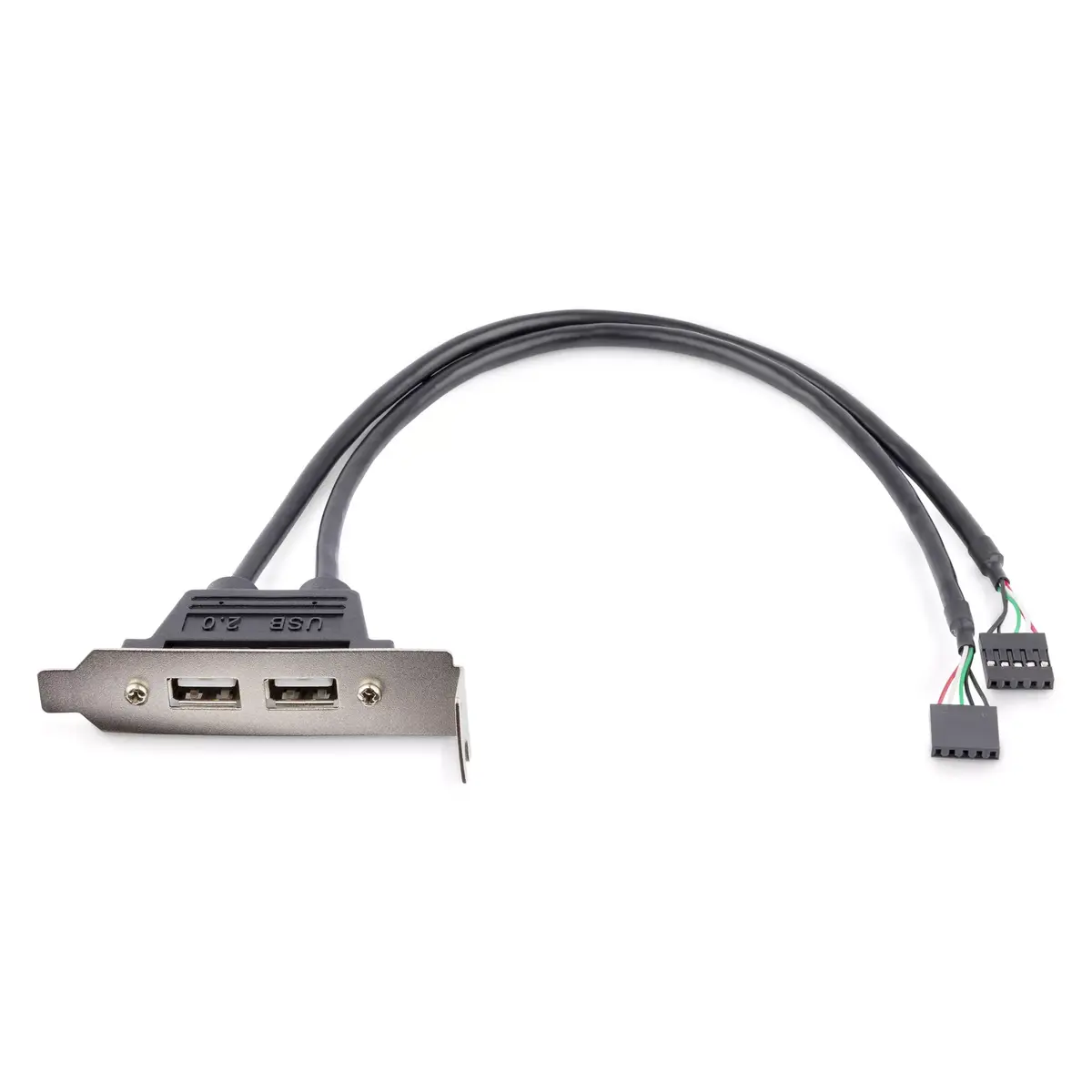 USB A Female Low Profile Slot Plate Adapter StarTech.com USBPLATELP Photo 2