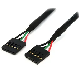 StarTech.com 18in Internal 5 pin USB IDC Motherboard Header Cable Female to Female 0.5 m