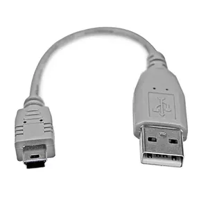 StarTech.com USB2HABM6IN USB kabelis 0,152 m USB 2.0 USB A Mini-USB B Pelēks