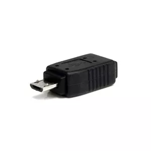 StarTech.com UUSBMUSBMF kabeļu spraudņu pāreja Micro-USB B Mini-USB B Melns