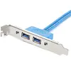 StarTech USB3SPLATE 2 Port USB 3.0 Slot Plate Adapter Photo 2
