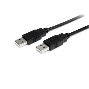 StarTech USB 2.0 A to A Cable M/M 1m Black