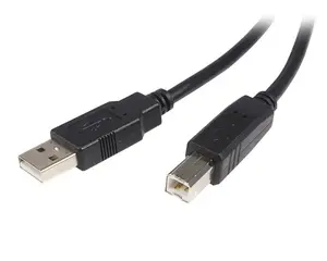 StarTech USB 2.0 A to B Cable Male to Male 0.5m Black USB2HAB50CM