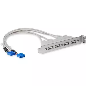 USB A Female Slot Plate Adapter StarTech USBPLATE4