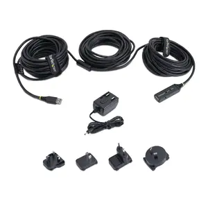 Активный удлинительный кабель StarTech USB 2.0 35м штекер-гнездо USB A - USB A черный