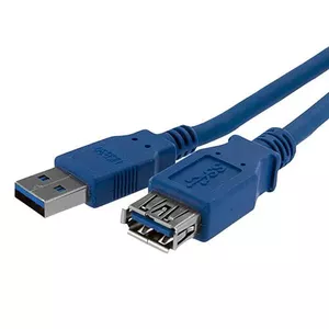 USB Extension Cable StarTech.com 1m Blue SuperSpeed USB 3.0 A to A M/F