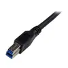 USB Cable StarTech.com 1m Black SuperSpeed USB 3.0 Photo 4