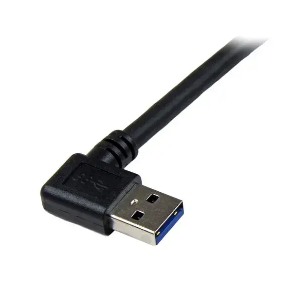 StarTech USB 3.0 kabelis ar taisnu leņķi A uz B 1m Photo 2