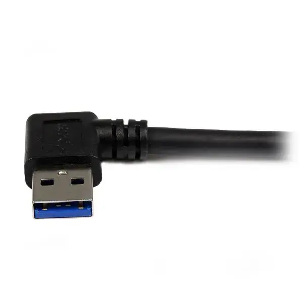 StarTech USB 3.0 kabelis ar taisnu leņķi A uz B 1m Photo 3