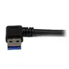 StarTech USB 3.0 kabelis ar taisnu leņķi A uz B 1m Photo 3