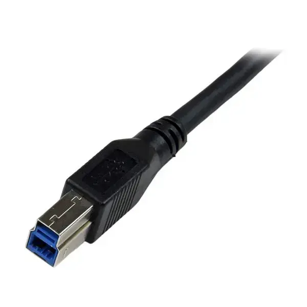 StarTech USB 3.0 kabelis ar taisnu leņķi A uz B 1m Photo 4