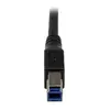 StarTech USB 3.0 kabelis ar taisnu leņķi A uz B 1m Photo 5