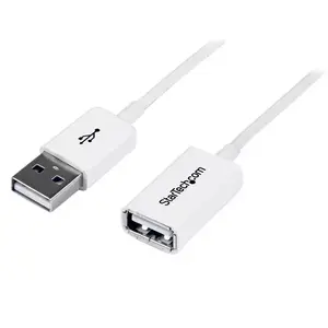 USB extension cable StarTech 1 m – USB A (male) to USB A (female), USB 2.0, white