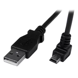 StarTech.com USBAMB2MD USB kabelis 2 m USB 2.0 USB A Mini-USB B Melns