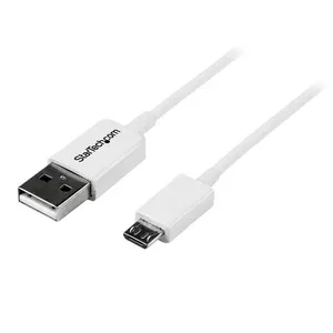 Micro USB Cable StarTech.com USBPAUB1MW 1m White