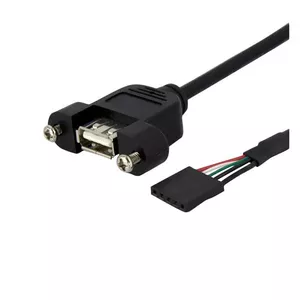 Panel Mount USB Cable StarTech.com USBPNLAFHD3