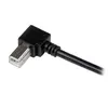 USB 2.0 A to Right Angle B Cable StarTech.com USBAB1MR Photo 4