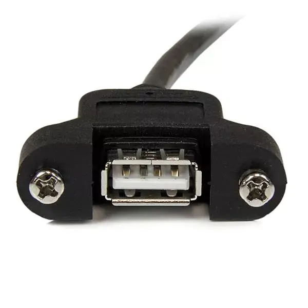 Panel Mount USB Cable A to A - F/M StarTech.com Photo 3