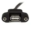 Panel Mount USB Cable A to A - F/M StarTech.com Photo 3