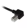 USB 2.0 A to Left Angle B Cable - StarTech.com - USBAB2ML Photo 4