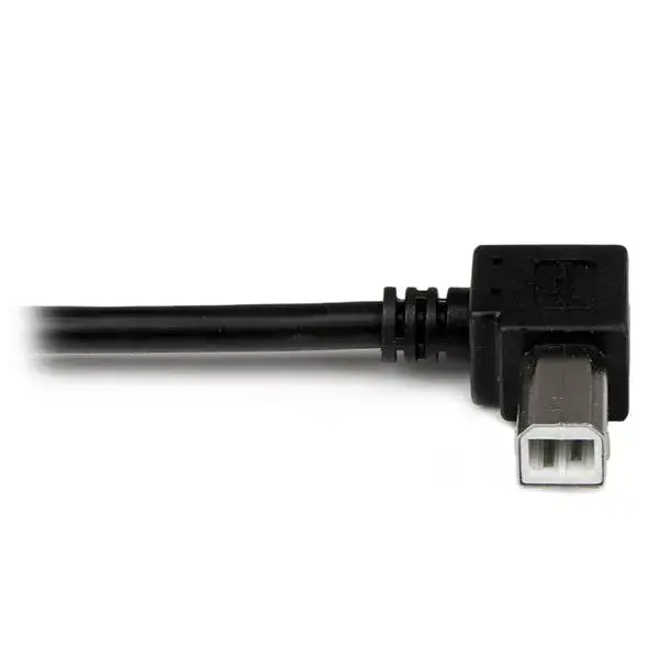 USB 2.0 A to Left Angle B Cable - StarTech.com - USBAB2ML Photo 5