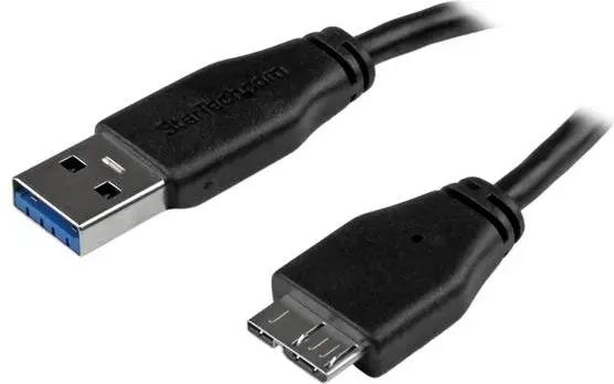 USB 3.0 kabelis StarTech.com Slim Micro USB 3.0 Cable - M/M - 0.5m Photo 4
