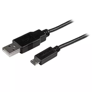 StarTech.com USBAUB1MBK USB kabelis 1 m USB 2.0 USB A Micro-USB B Melns