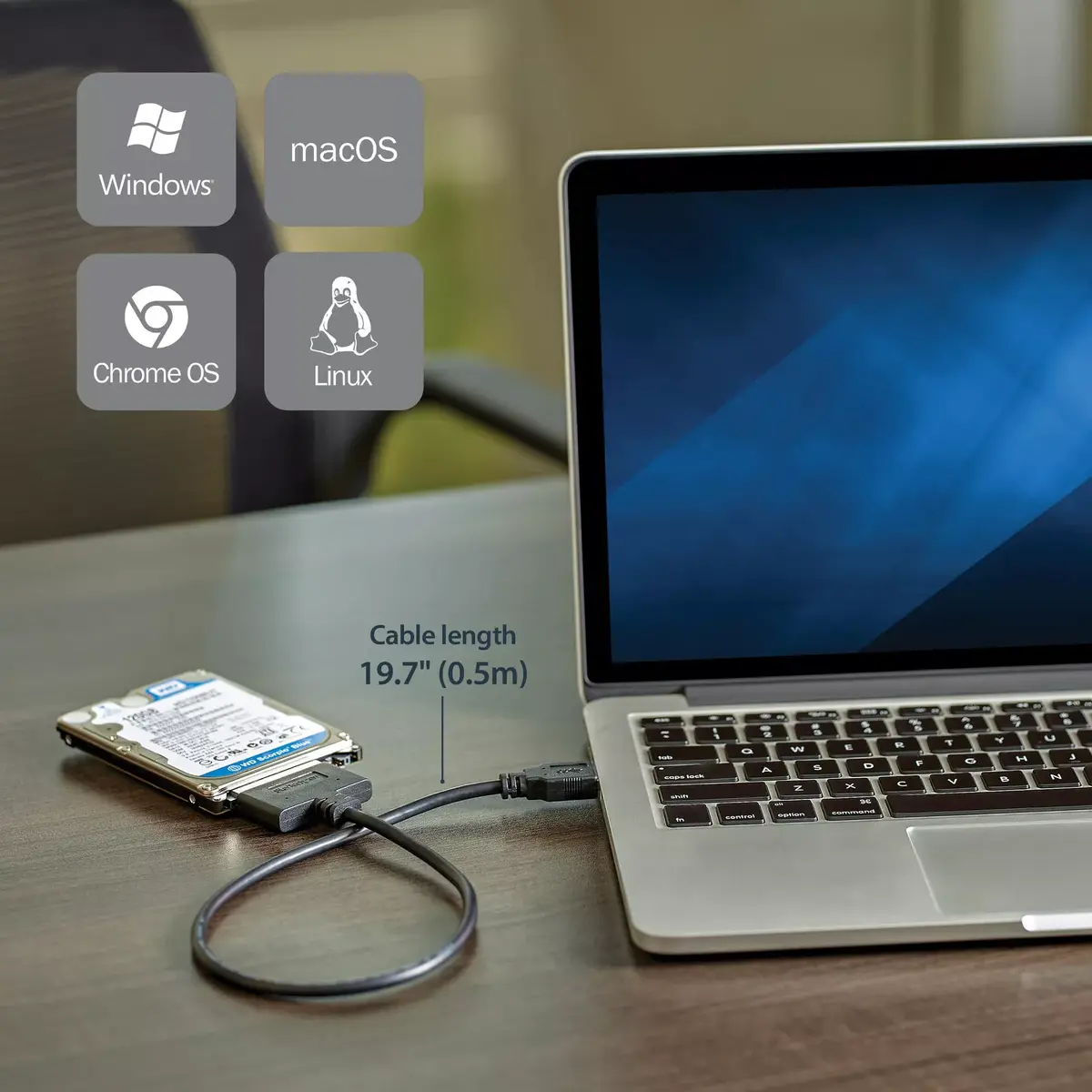 USB 3.1 uz 2.5" SATA cietā diska adapteris StarTech Photo 7