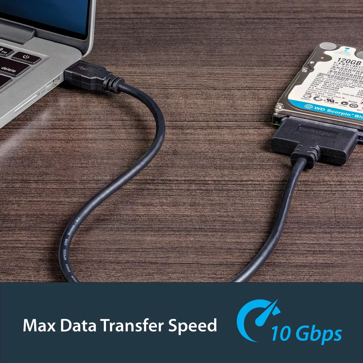 USB 3.1 uz 2.5" SATA cietā diska adapteris StarTech Photo 8