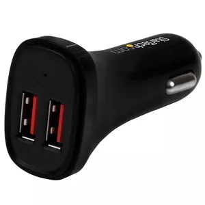 Car Charger StarTech.com USB Dual-Port 24W 4.8A Black