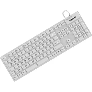 Клавиатура KeySonic KSK-8030IN Industrial USB QWERTZ German White