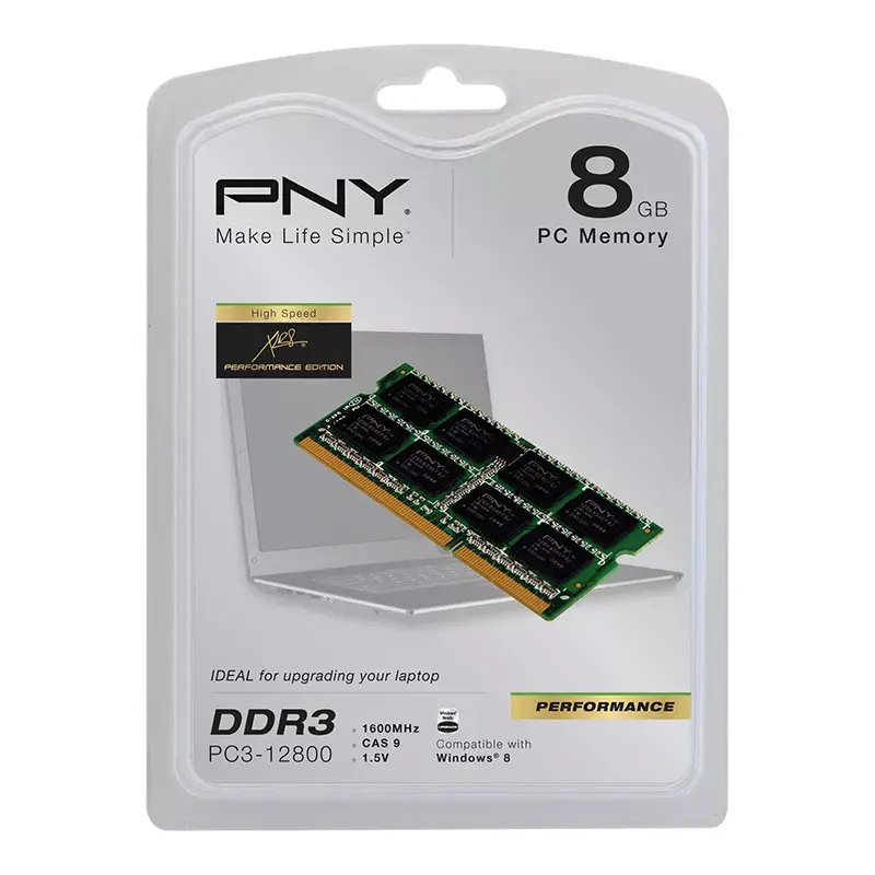 Модуль памяти PNY 8ГБ SOD8GBN12800/3L-SB Photo 3