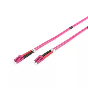 Optiskā šķiedru savienojuma vads multimode OM4 Digitus DK-2533-01-4 1m