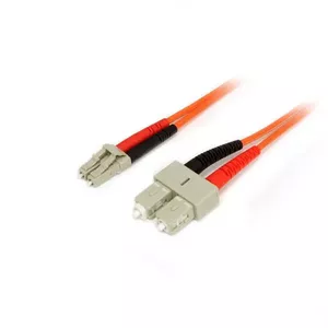 Fiber Optic Cable StarTech.com 2m Multimode Duplex 50/125 LSZH LC/SC