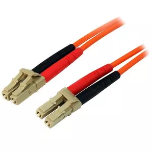 Fiber Optic Cable StarTech 15m Multimode Duplex 50/125 OM2 LSZH LC–LC
