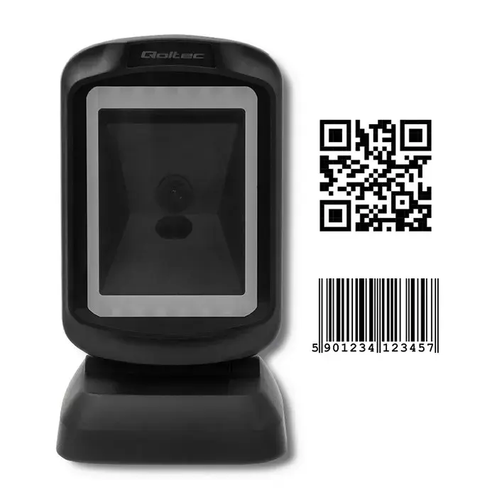 Fixed barcode reader QOLTEC 50864 1D/2D USB Photo 3