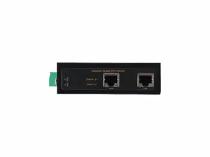 LevelOne IGP-0101 Industriālais gigabita PoE inlektors 36W 802.3at/af 56V melns