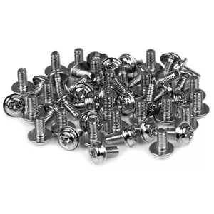 StarTech.com PC Mounting Computer Screws M3 x 1/4in Long Standoff - 50 Pack