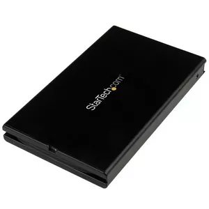 StarTech.com S251BU31C3CB cieto disku uzglabāšanas sistēma HDD/SSD korpuss Melns 2.5"