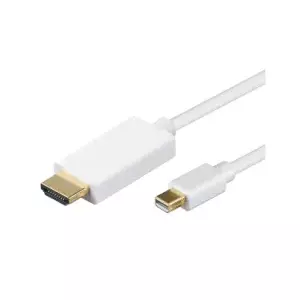 Video cable adapter M-Cab 7000095 1m HDMI Mini DisplayPort White