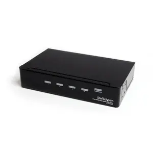 StarTech.com 4-portu HDMI sadalītājs un signāla pastiprinātājs ST124HDMI2 ar HDMI ieeju un 4 HDMI izejām tērauda korpusā