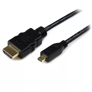 StarTech.com HDADMM1M HDMI кабель 1 m HDMI Тип A (Стандарт) HDMI Тип D (Микро) Черный