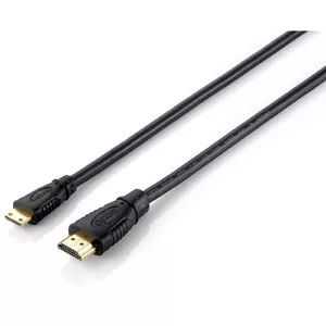 Equip 119307 HDMI kabelis 2 m HDMI Type A (Standard) HDMI Type C (Mini) Melns