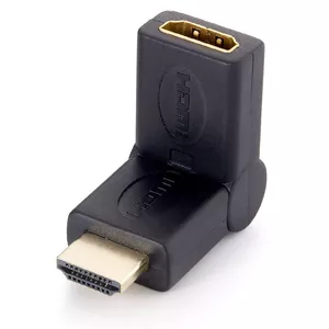 Equip 118911 kabeļu spraudņu pāreja HDMI Melns