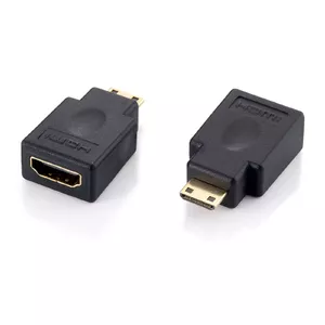 Equip 118914 kabeļu spraudņu pāreja HDMI A HDMI C Melns
