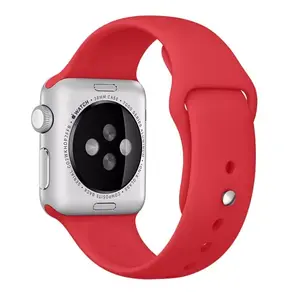 Siksniņa Apple viedpulkstenim MLD82ZM/A — fluoroelastomērs, sarkana