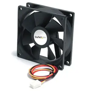 StarTech Computer Case Fan 60x20mm Ball Bearing 4500 RPM TX3 Connector Black
