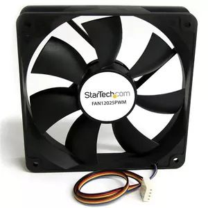 StarTech.com FAN12025PWM Datora dzesēšanas sistēma Datora korpusam Ventilators 12 cm Melns