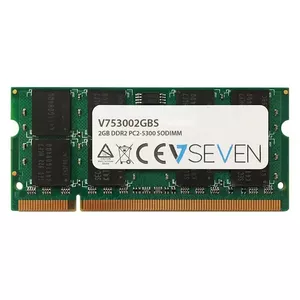 V7 2GB DDR2 PC2-5300 667Mhz SO DIMM Notebook Memory Module - V753002GBS